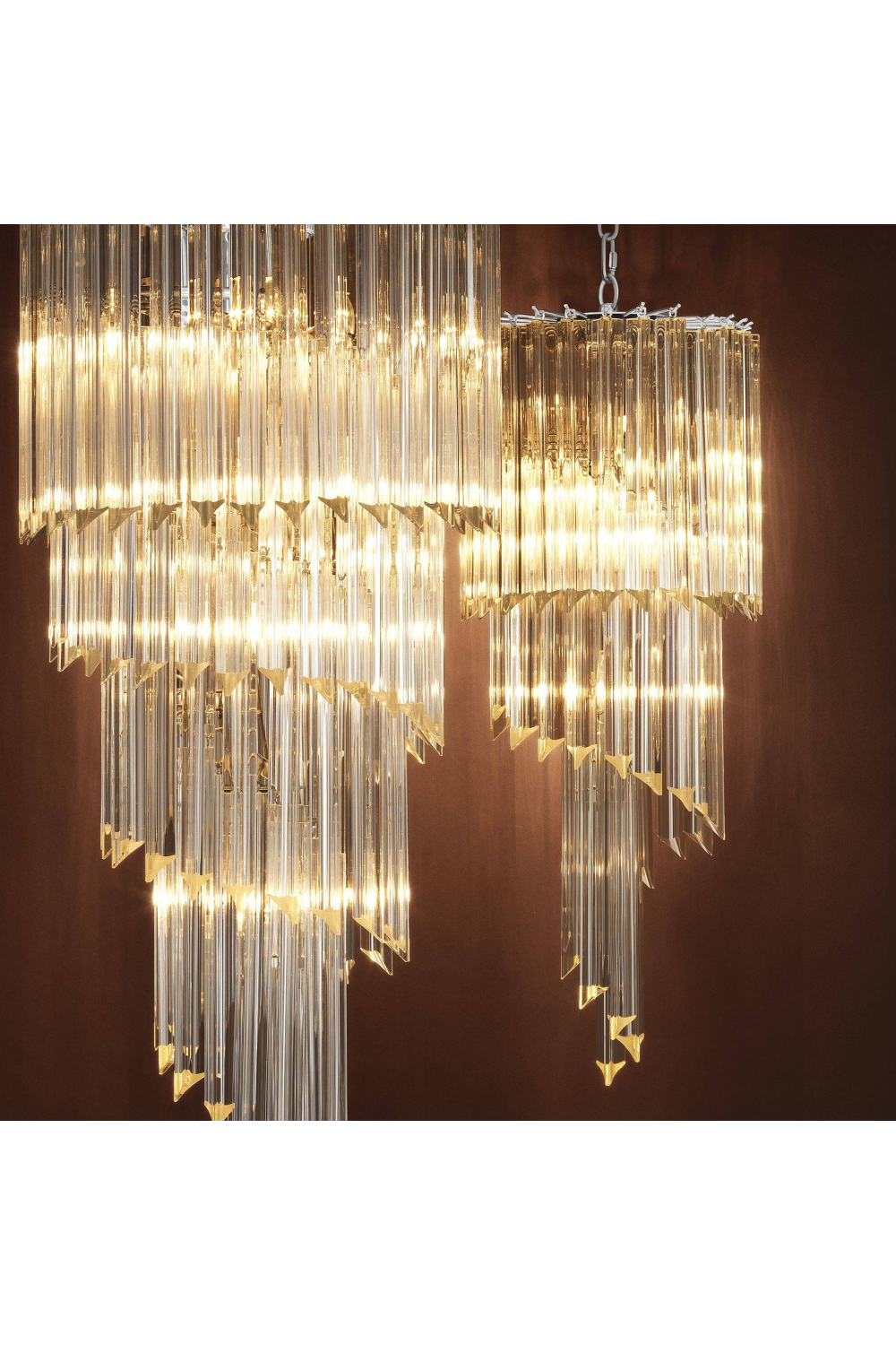 Spiral Crystal Chandelier | Eichholtz Marino | OROA