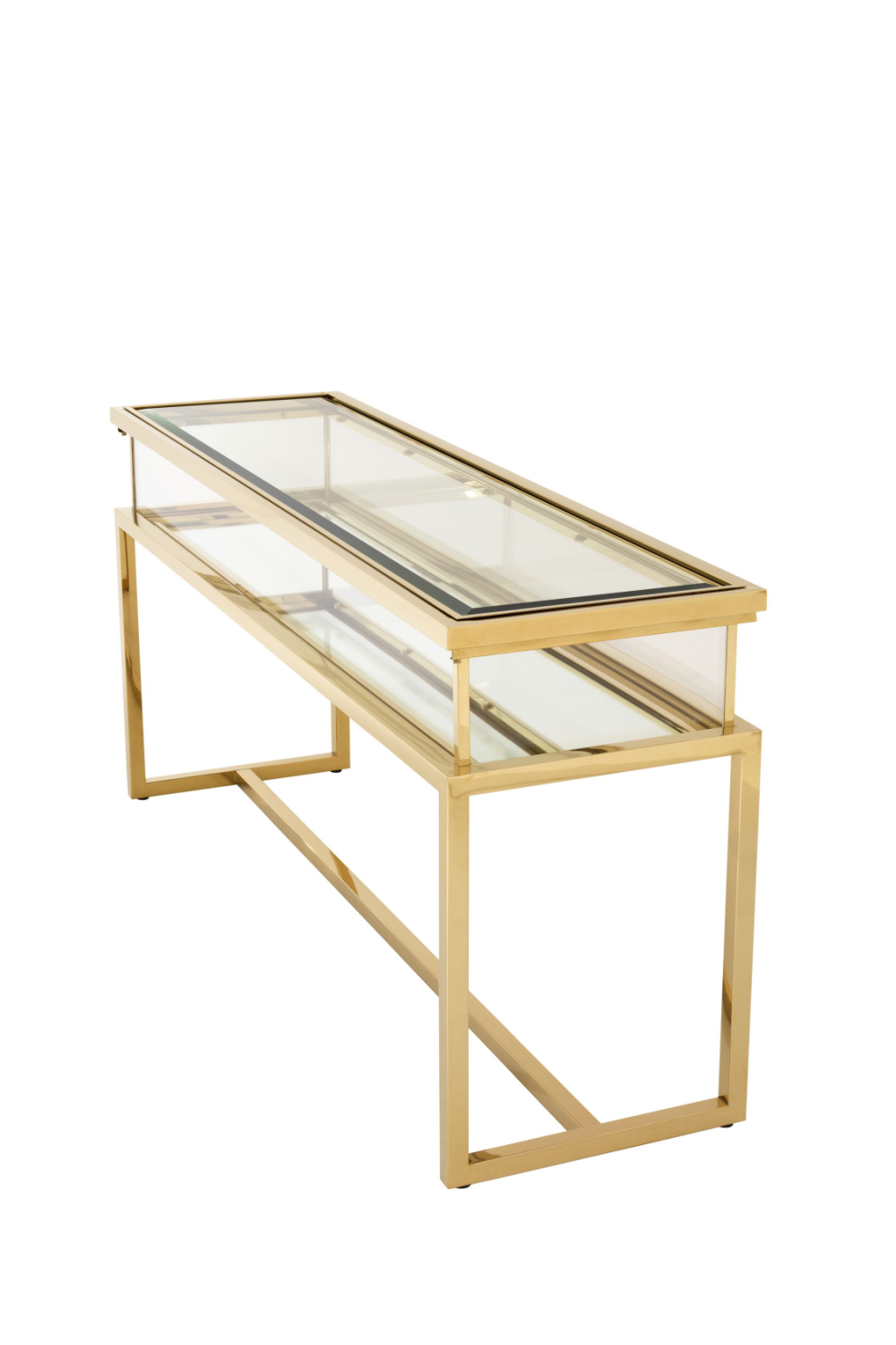 Gold Sliding Top Console Table | Eichholtz Harvey | Oroa.com