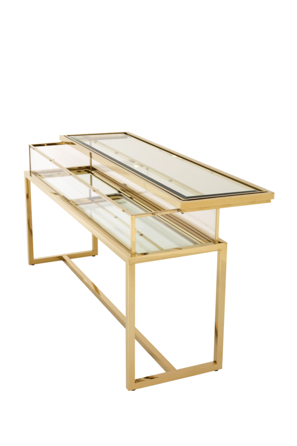 Gold Sliding Top Console Table | Eichholtz Harvey | Oroa.com