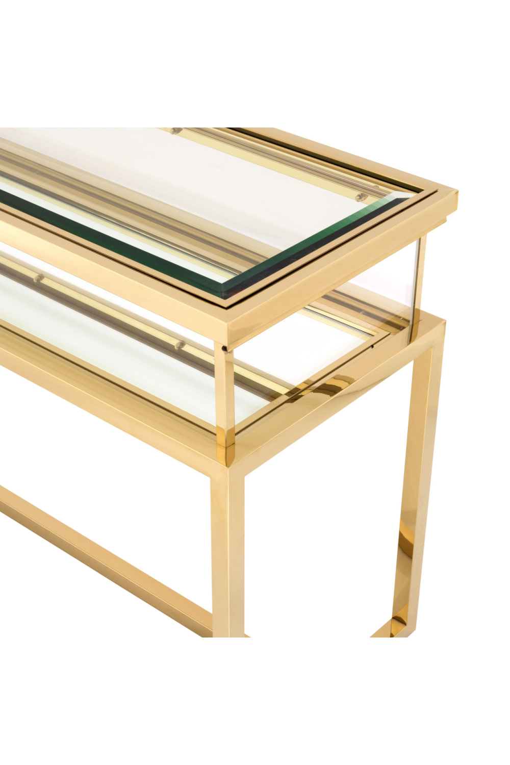 Gold Sliding Top Console Table | Eichholtz Harvey | Oroa.com