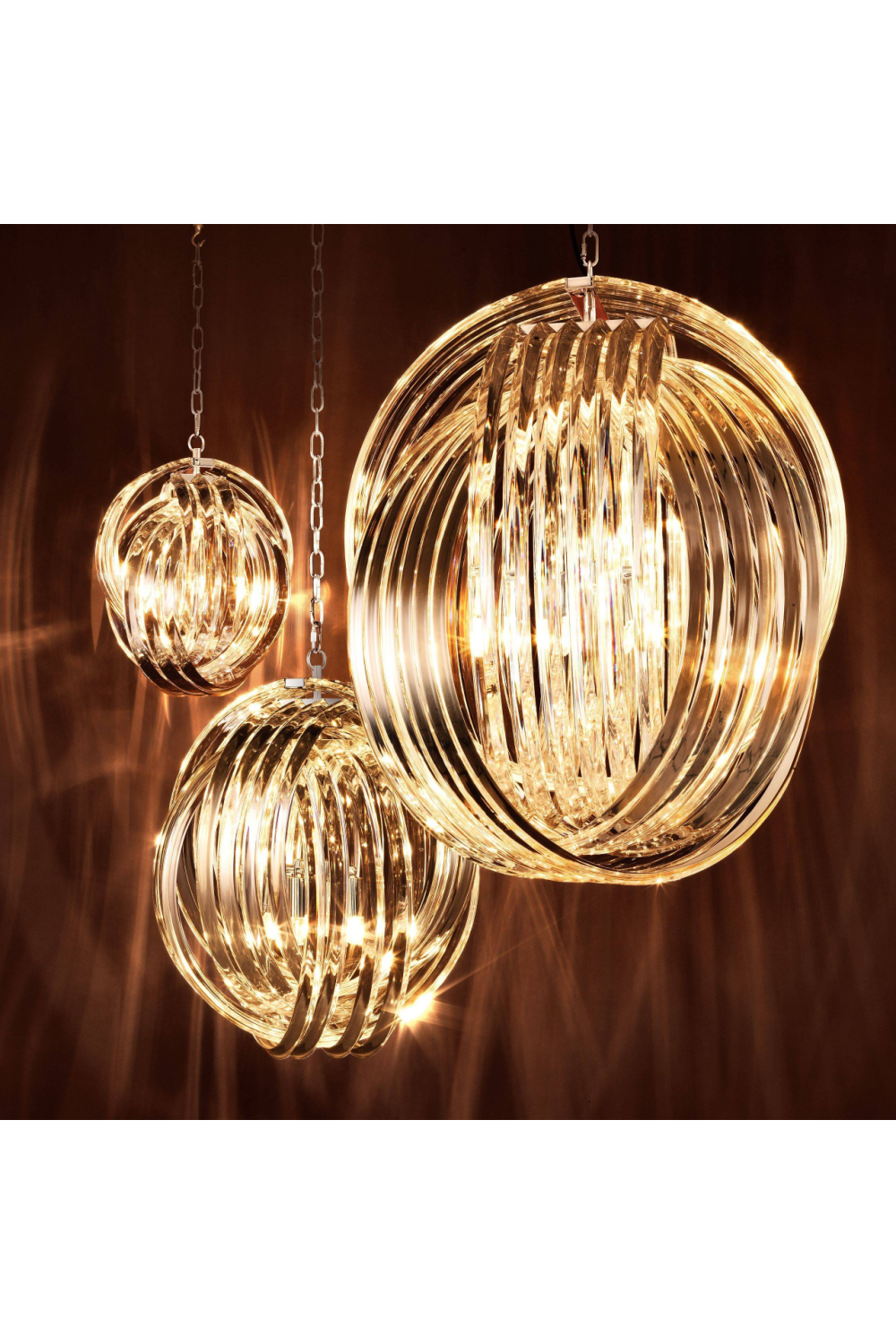 Lucite Loop Chandelier | Eichholtz Marco Polo S | OROA