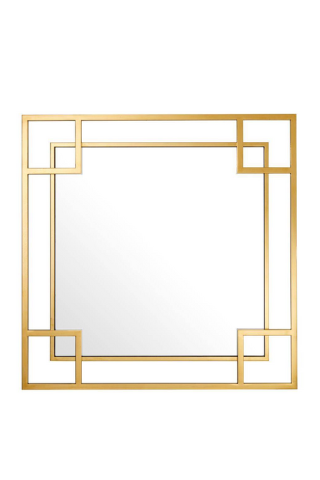 Art Deco Gold Geometric Frame Mirror | Eichholtz Morris | Oroa.com