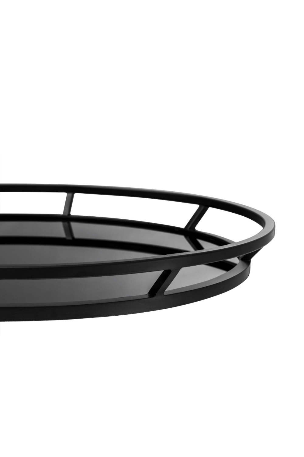 Black Metallic Decorative Tray | Eichholtz Gaia | OROA