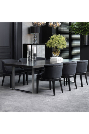 Charcoal Dining Table 100" | Eichholtz Borghese | OROA