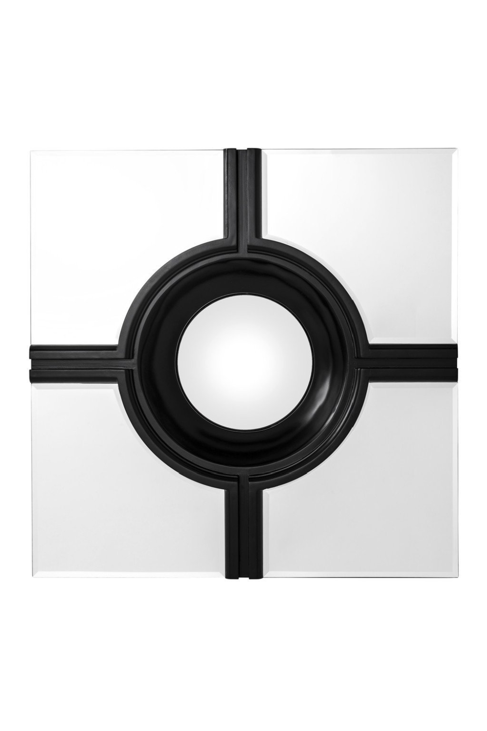 Black Grid Inlay Mirror | Eichholtz Jagger | OROA