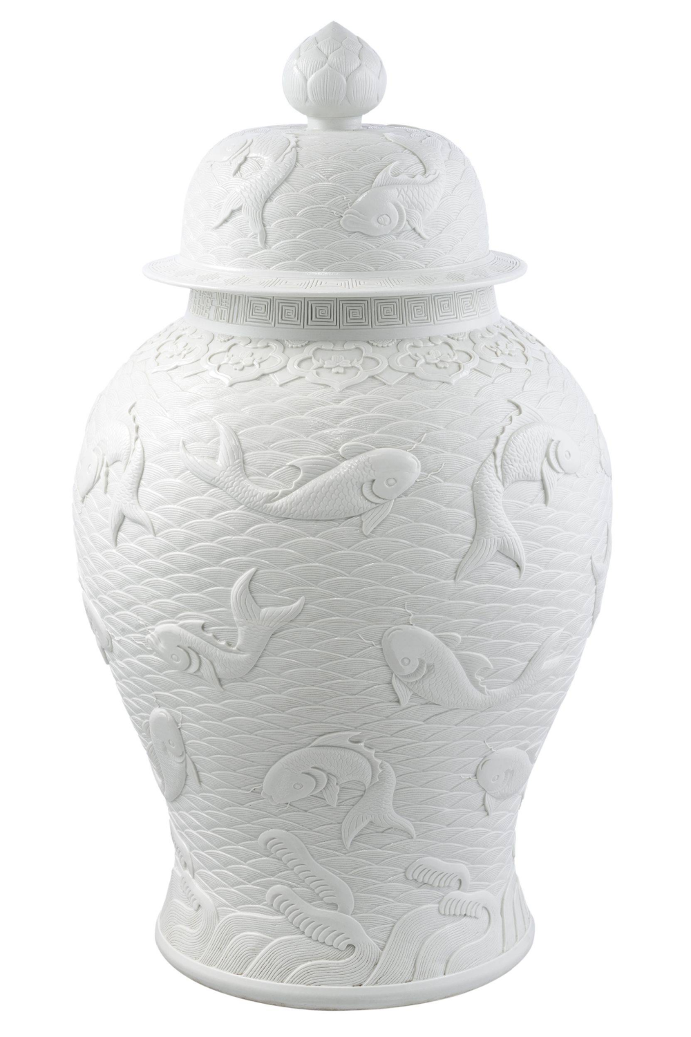 White Ceramic Vase | Eichholtz Voltaire | OROA.com