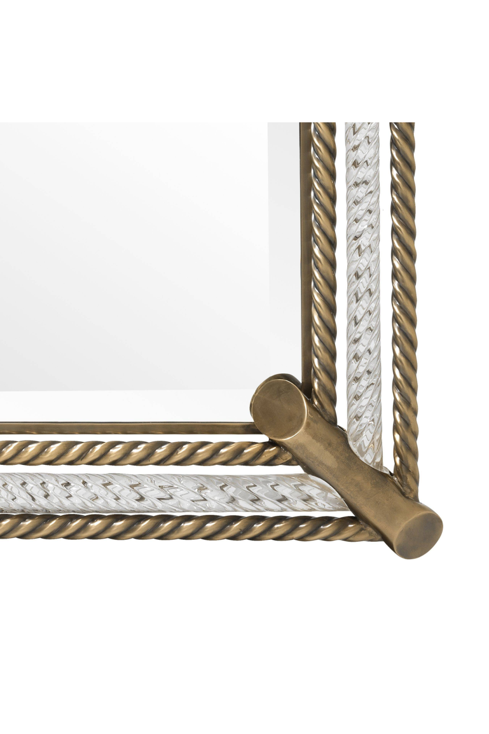 Brass Roped Frame Wall Mirror | Eichholtz Cantoni | OROA