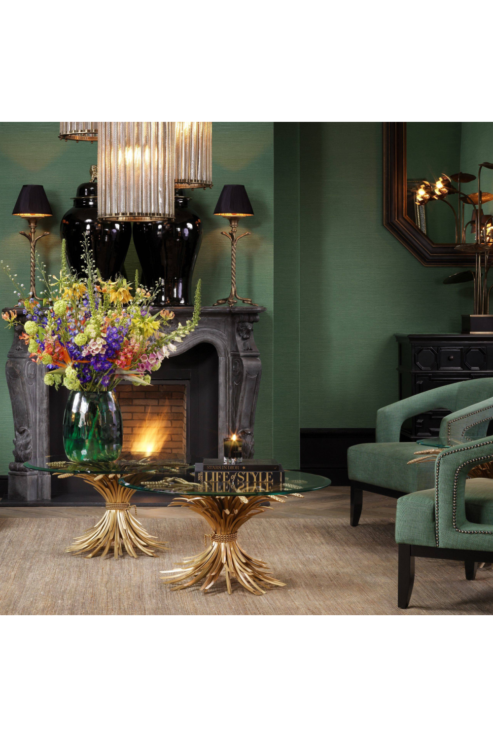 Sheaf Wheat Coffee Table | Eichholtz Bonheur | #1 Eichholtz Retailer