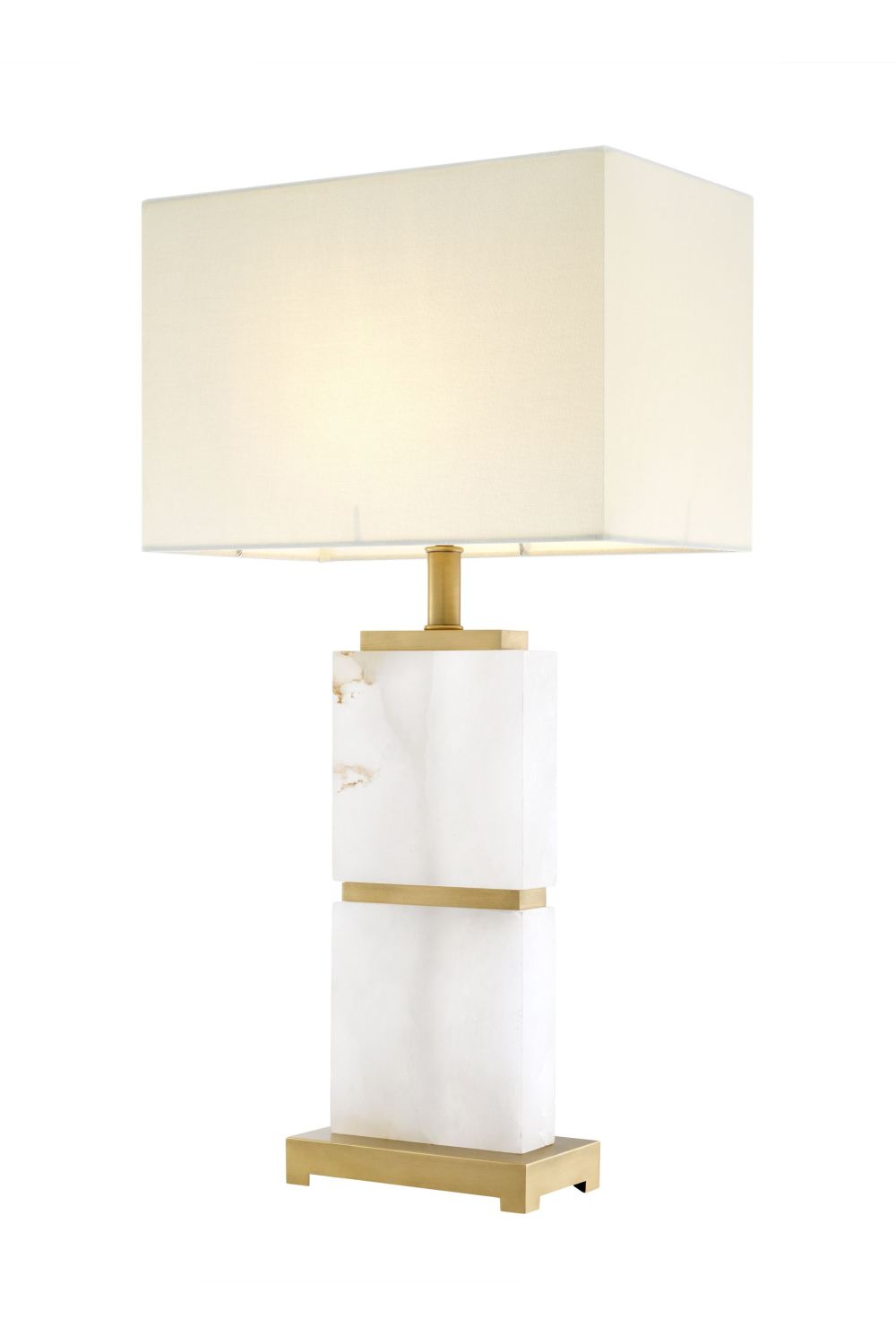 Alabaster White Marble Table Lamp | Eichholtz Robbins | OROA