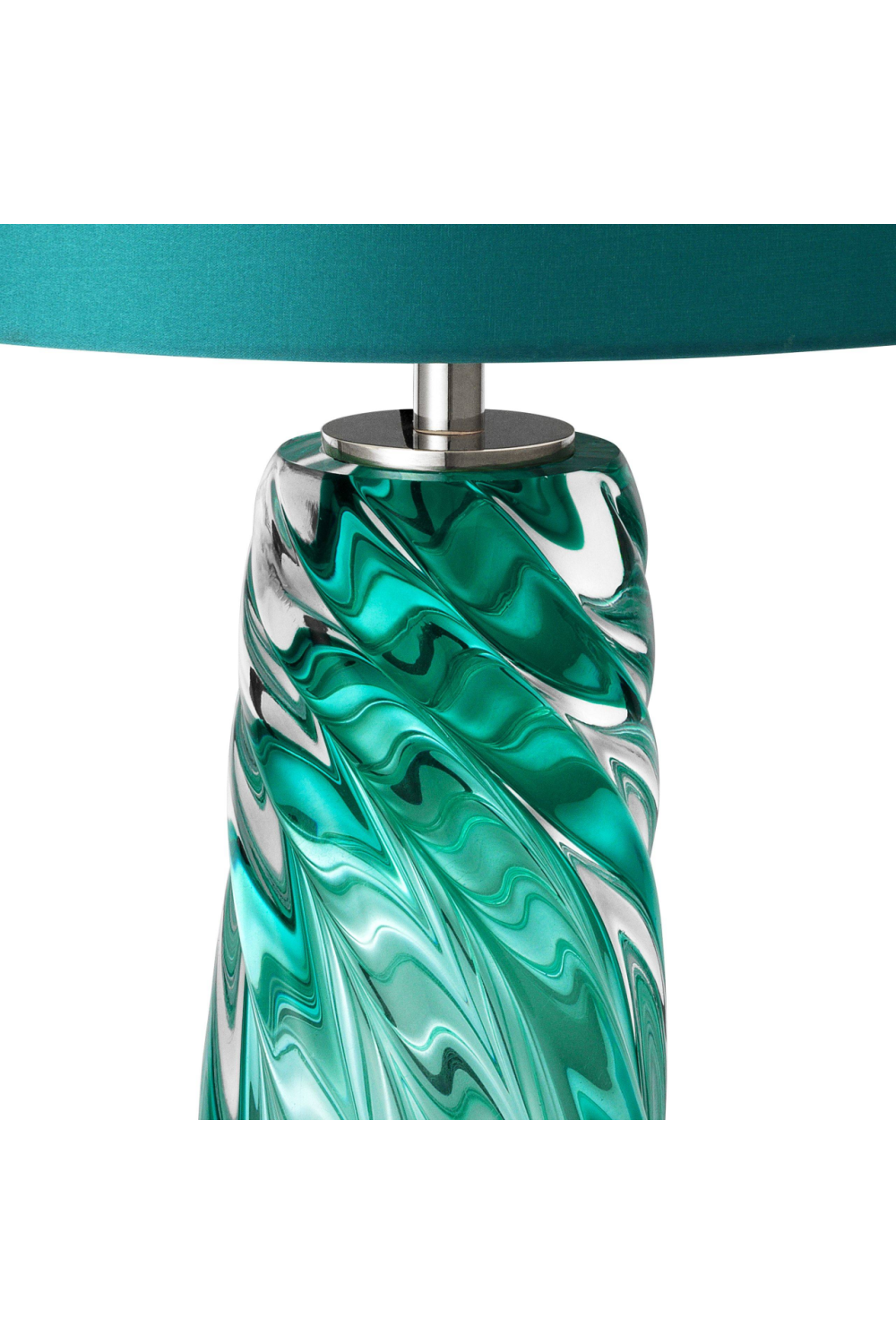 Teal Blown Glass Table Lamp | Eichholtz Barron | OROA