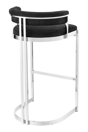 Black Velvet Counter Stool | Eichholtz Dante | #1 Eichholtz Retailer