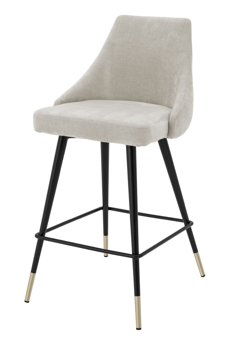 Beige Upholstered Counter Stool | Eichholtz Cedro | OROA