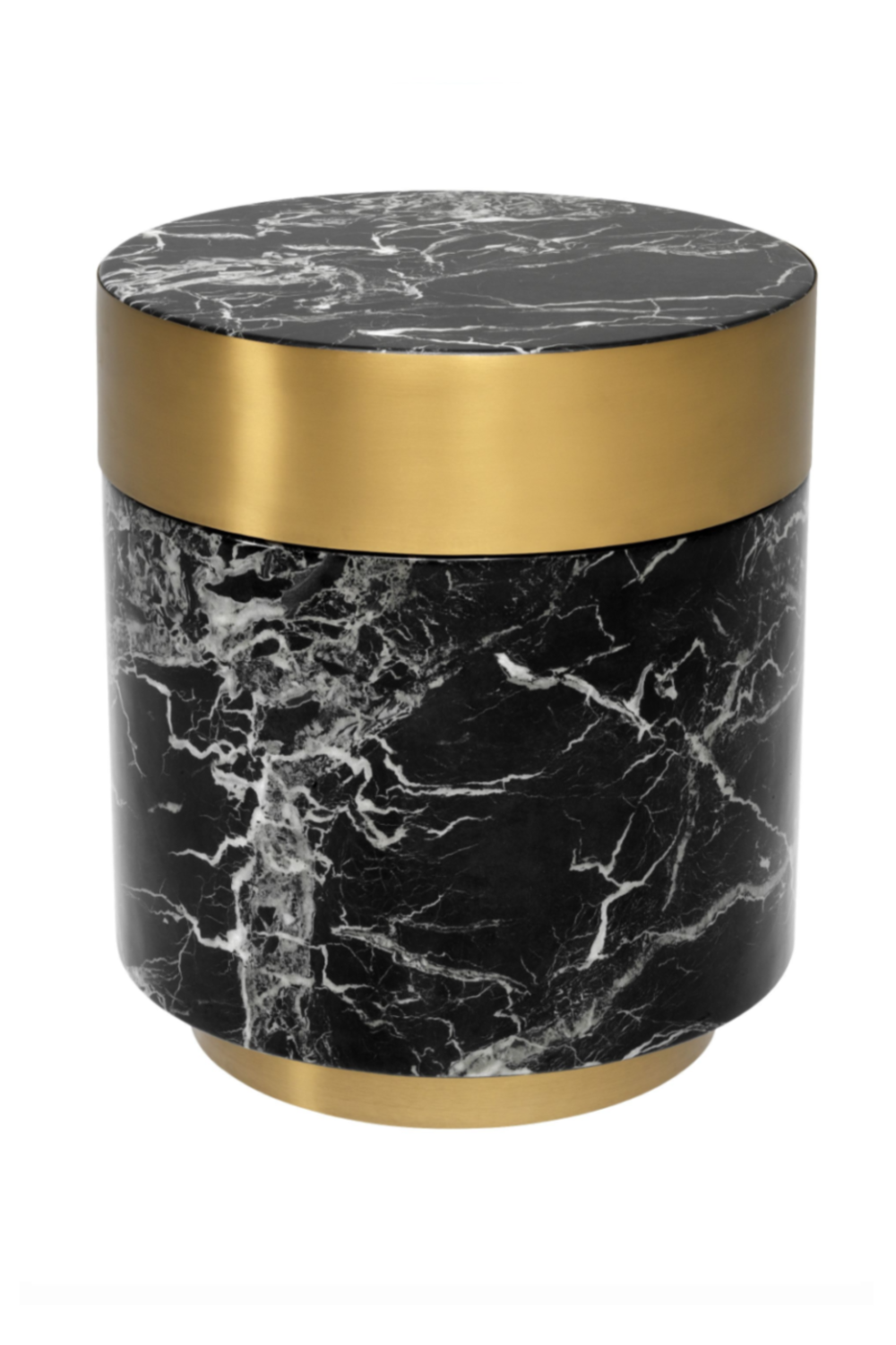 Black Marble Side Table | Eichholtz Caron | OROA