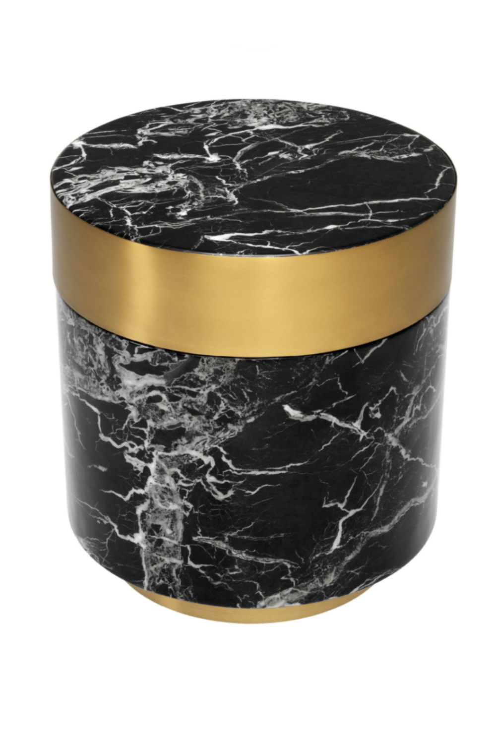 Black Marble Side Table | Eichholtz Caron | OROA