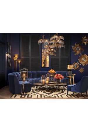 Golden Art Deco Chandelier | Eichholtz Hildebrandt | OROA.com