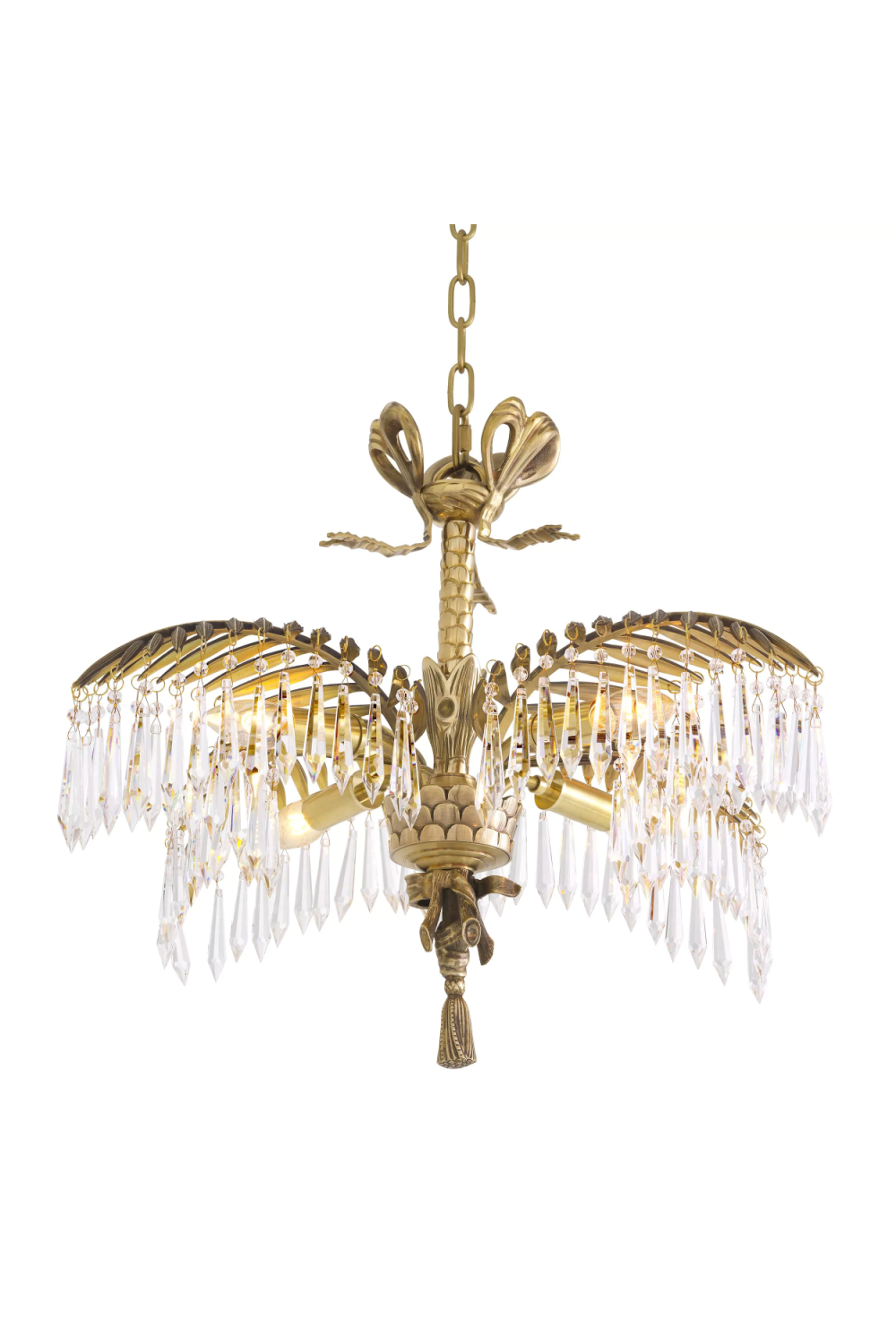 Golden Art Deco Chandelier | Eichholtz Hildebrandt | OROA.com