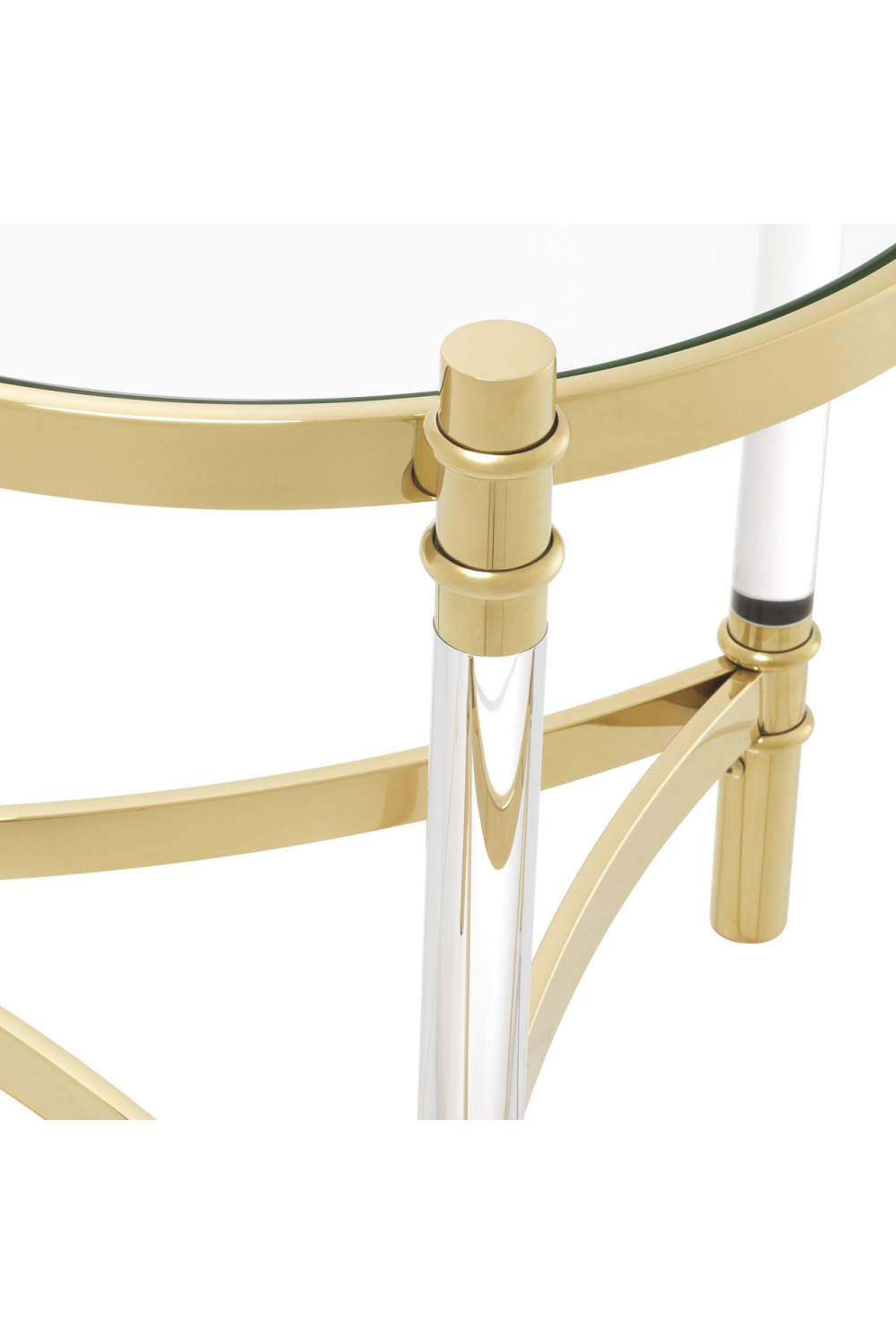 Gold Round Side Table | Eichholtz Trento | OROA