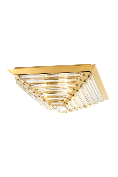 Gold Pyramid Flush Mount | Eichholtz Eden | OROA