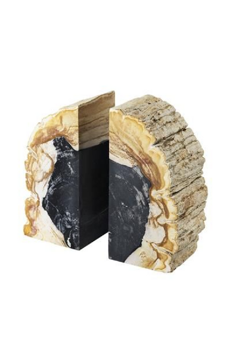 Petrified Wood Bookends | Eichholtz Opia | OROA
