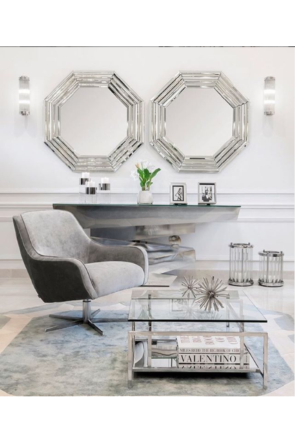 Octagonal Mirror (S) | Eichholtz Parade  | OROA