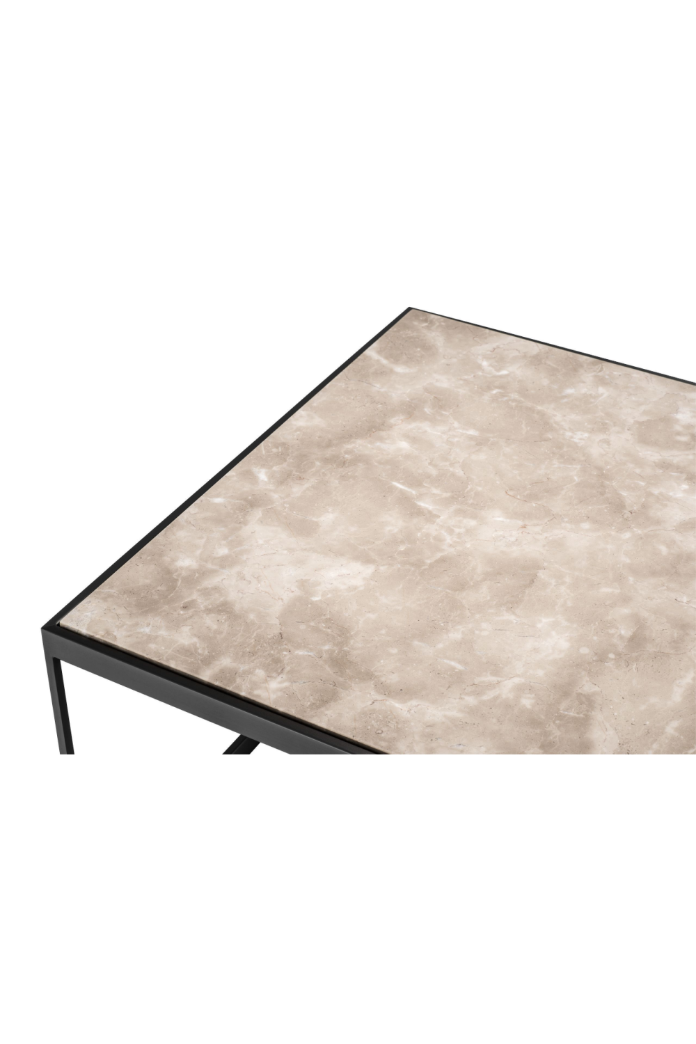 Beige Marble Side Table | Eichholtz La Quinta | OROA