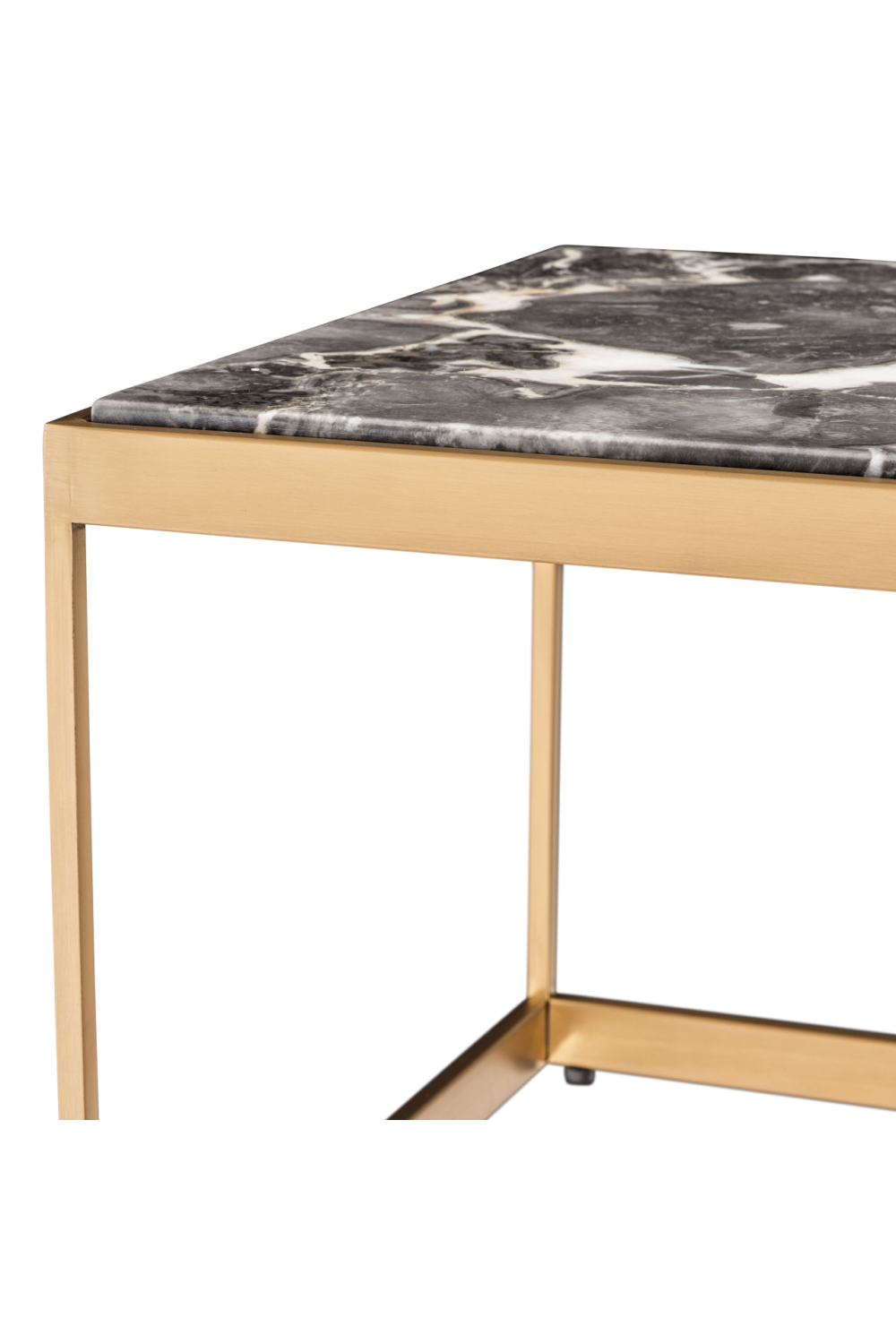 Marble Top Brass Frame Coffee Table | Eichholtz La Quinta | OROA