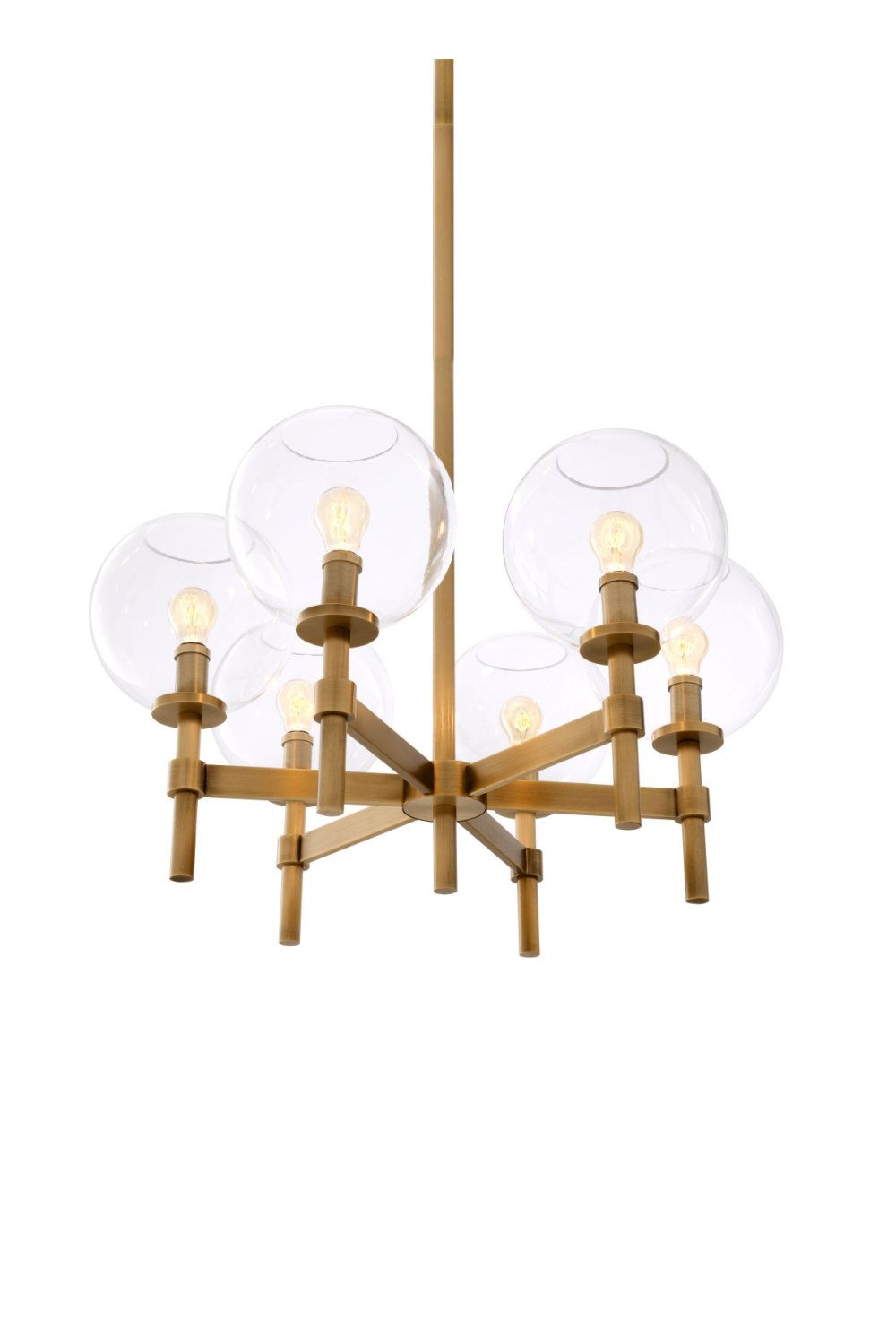 Brass Globe Chandelier | Eichholtz Jade S | OROA