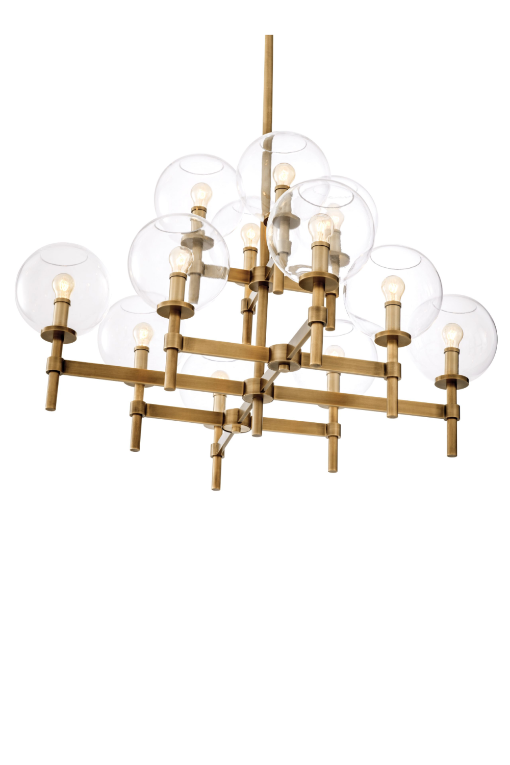 Brass Globe Chandelier | Eichholtz Jade L | OROA