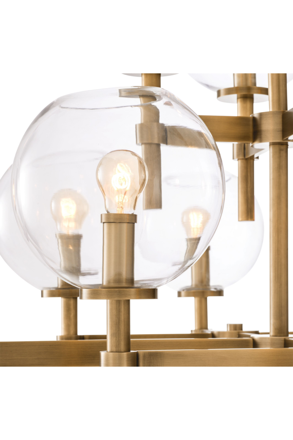 Brass Globe Chandelier | Eichholtz Jade L | OROA