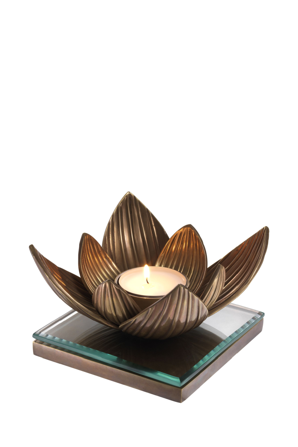 Vintage Tealight Holder | Eichholtz Lotus | OROA