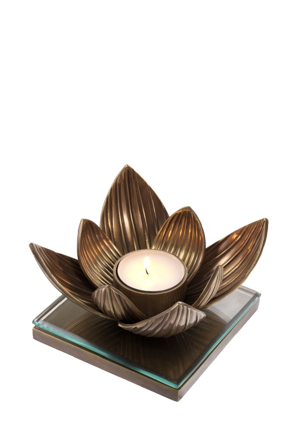 Vintage Tealight Holder | Eichholtz Lotus | OROA