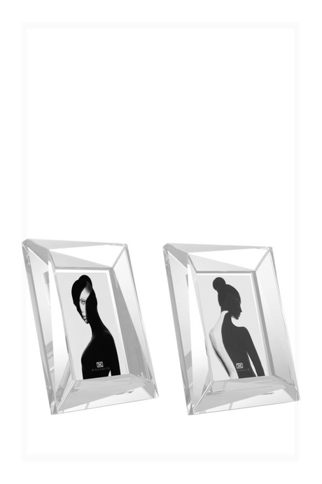 Crystal Picture Frames (2) | Eichholtz Obliquity S | Oroatrade.com | Oroa.com