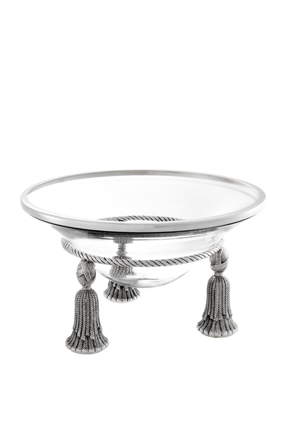 Silver Glass Bowl | Eichholtz Tassel | OROA
