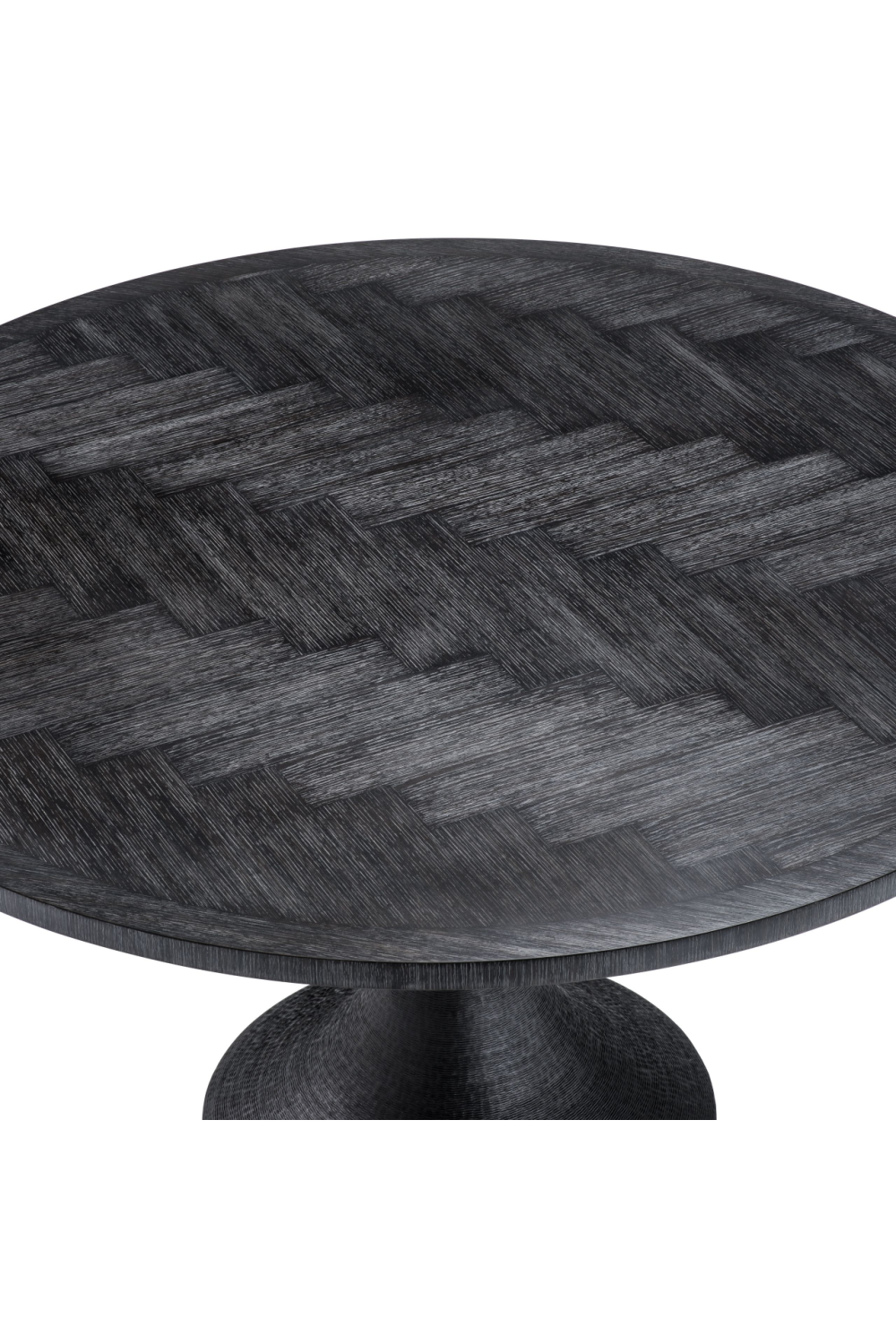 Round Charcoal Dining Table | Eichholtz Melchior | OROA