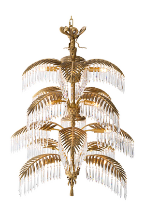Vintage Brass Crystal Chandelier XL | OROA Imperial | OROA.com