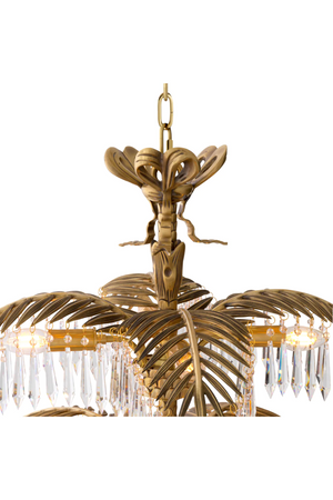 Vintage Brass Crystal Chandelier XL | OROA Imperial | OROA.com