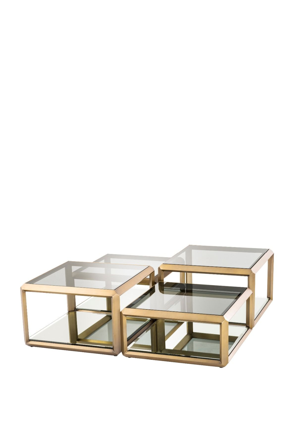 Brass Coffee Table Set | Eichholtz Callum | #1 Eichholtz Retailer
