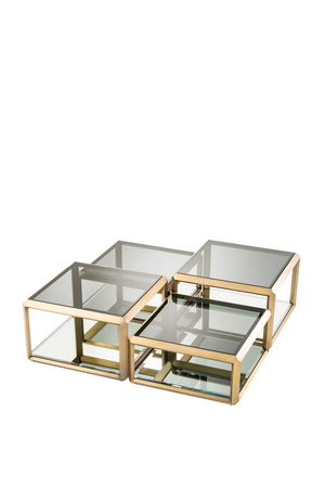 Brass Coffee Table Set | Eichholtz Callum | #1 Eichholtz Retailer
