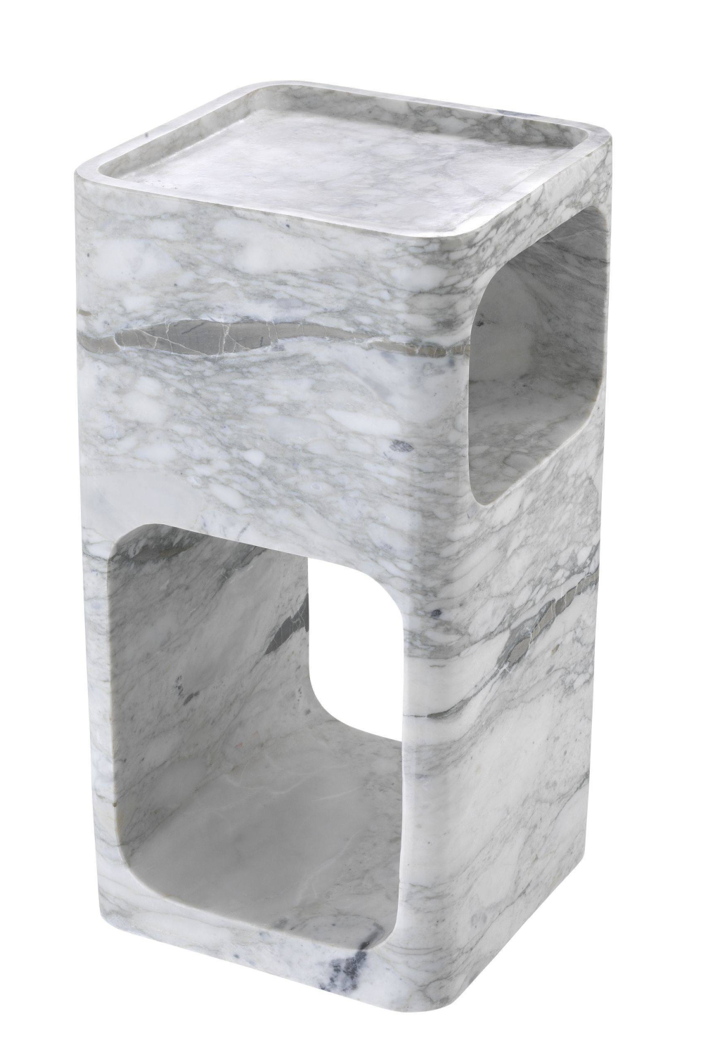 White Marble Side Table | Eichholtz Adler | Oroa.com