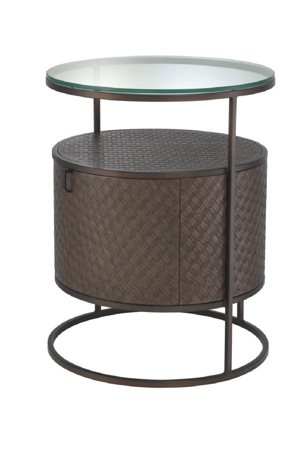 Woven Oak Bedside Table | Eichholtz Napa Valley | OROA