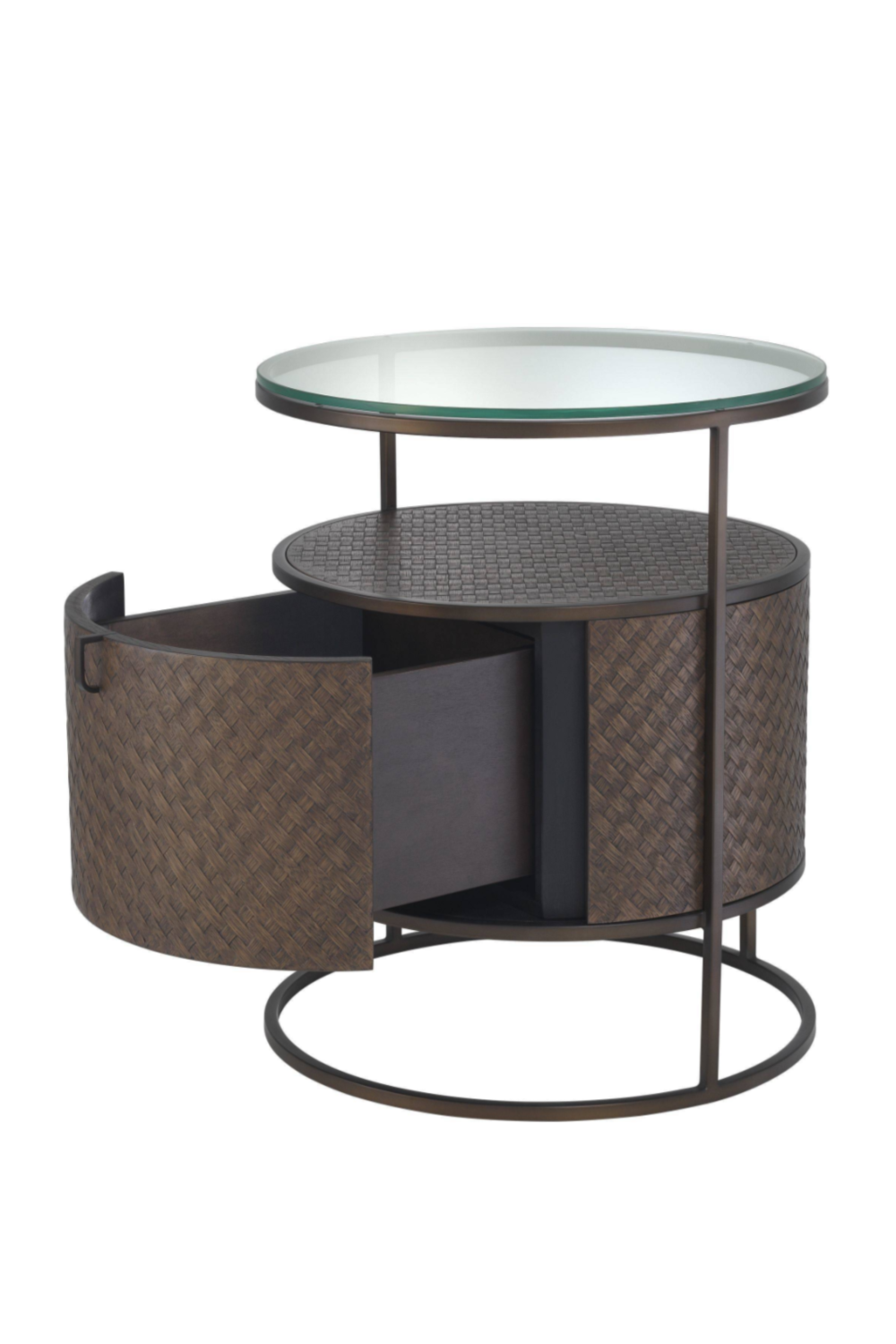 Woven Oak Bedside Table | Eichholtz Napa Valley | OROA