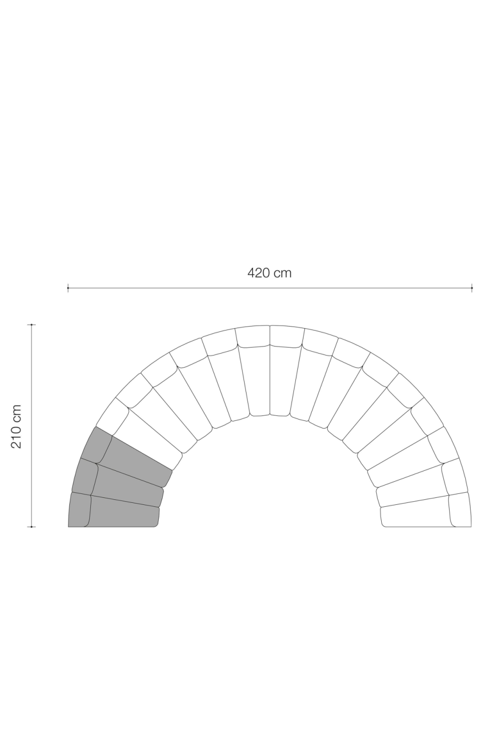 Curved Modular Sofa | Eichholtz Lando | Oroa.com