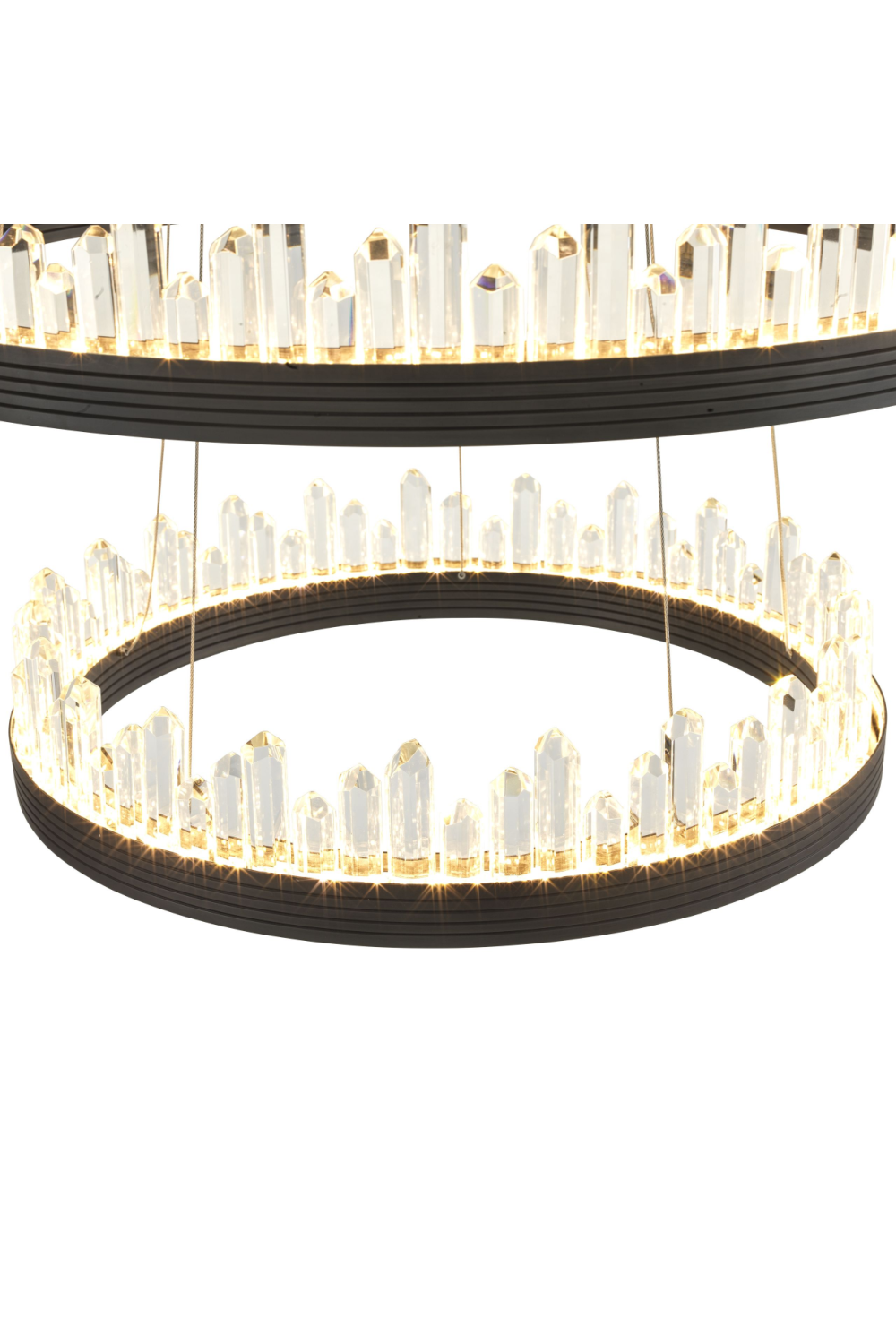 Bronze Crystal Glass Chandelier | Randall | OROA