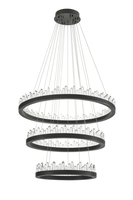 Bronze Crystal Glass Chandelier | Randall | OROA