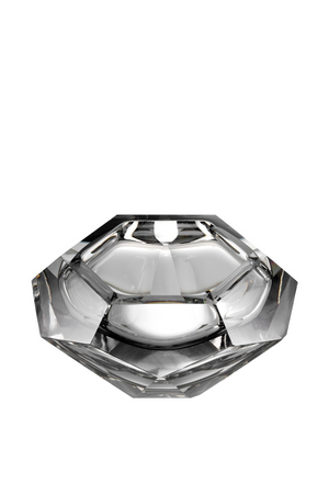 Gray Crystal Glass Bowl | Eichholtz Las Hayas | OROA