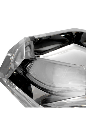Gray Crystal Glass Bowl | Eichholtz Las Hayas | OROA