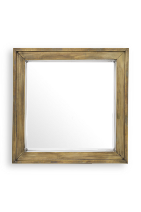 Vintage Brass Square Mirror | Eichholtz Magenta | OROA