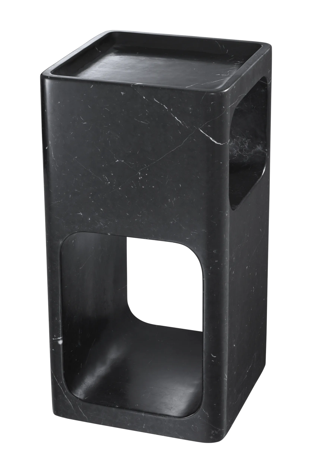 Honed Black Marble Side Table | Eichholtz Adler  | Oroa.com