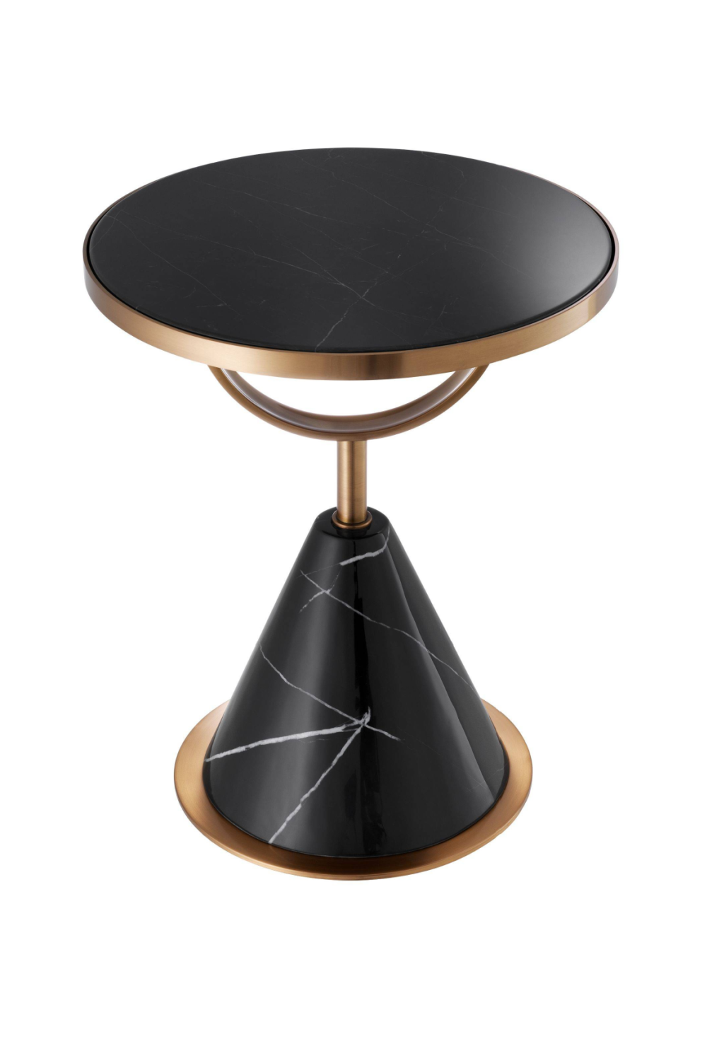 Black Marble Side Table | Eichholtz Park Lane | OROA