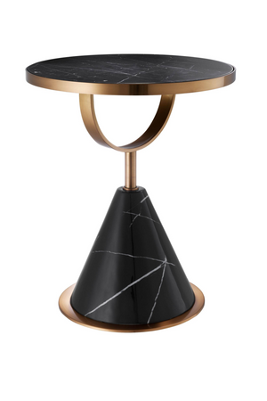 Black Marble Side Table | Eichholtz Park Lane | OROA